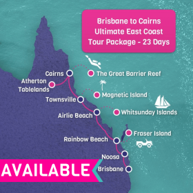 Brisbane to Cairns Ultimate East Coast Tour Package - 23 Days