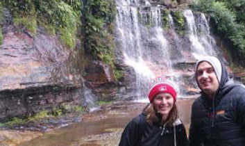 Waterfall with Paul