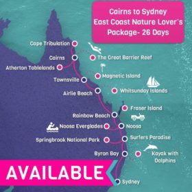 Cairns to Sydney East Coast Nature Lover's Package - 26 days