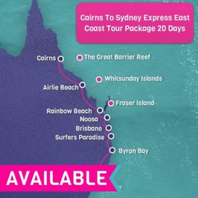 Cairns to Sydney Express East Coast Tour Package - 20 days