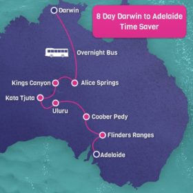 8 Day Darwin to Adelaide Time Saver