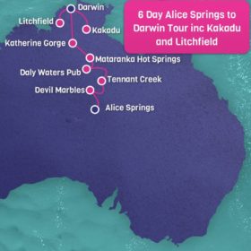 6 Day Alice Springs to Darwin including Kakadu and Litchfield