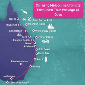Cairns to Melbourne ULTIMATE East Coast Tour Package - 41 days