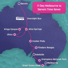 11 Day Melbourne to Darwin Time Saver