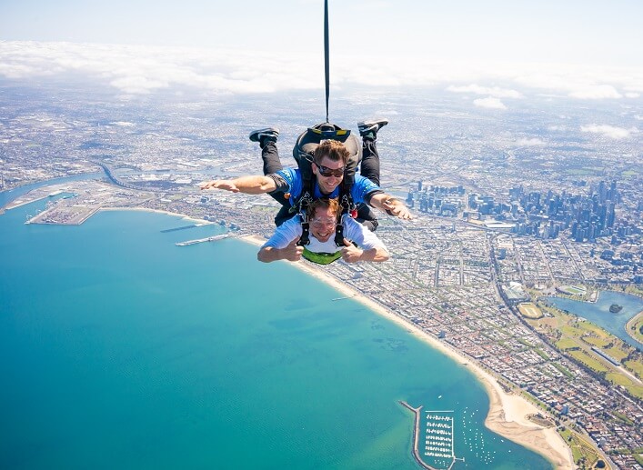 What is the best time of day to go sky-diving?