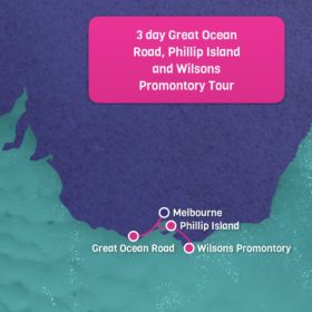 3 day Great Ocean Road, Phillip Island and Wilson's Promontory Tour