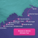 Broome to Darwin Tour Map