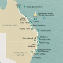 Island Suntanner Sydney to Cairns Map