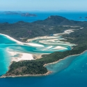From the air Whitsundays