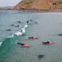 Aerial Shot Learn To Surf Phillip Island