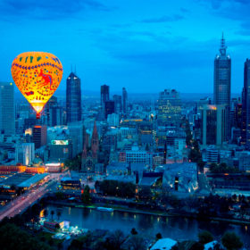 Hot Air Balloon Trip over Melbourne or the Yarra Valley